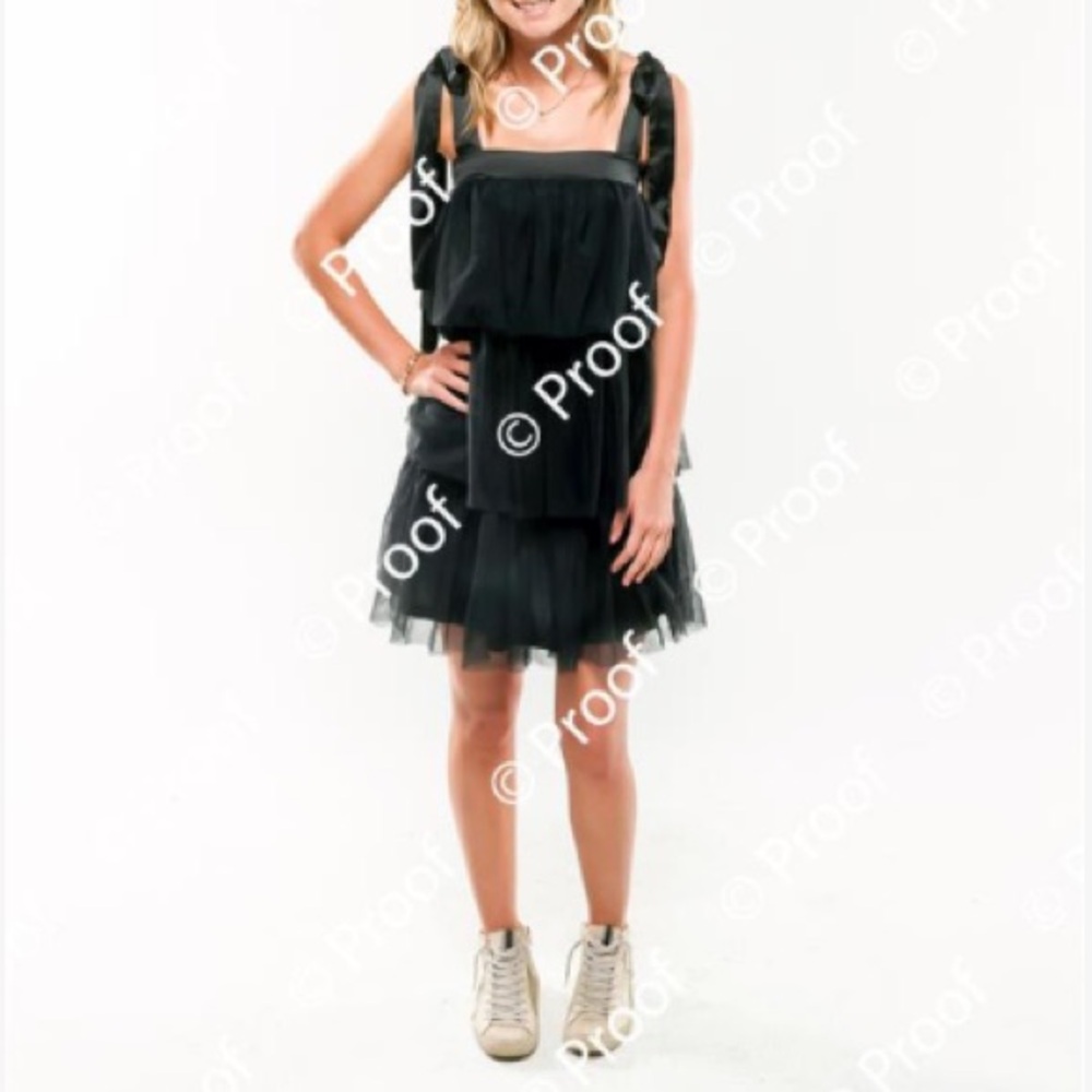 Love Black Ruffle Dress - Picture 3 of 3